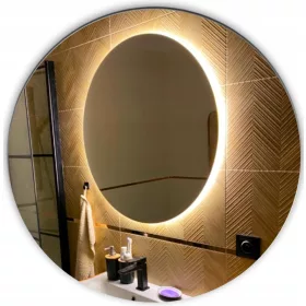  OKRUGLO LED OGLEDALO Fi 95 cm SVJETLEĆE KUPAONSKO KRUG