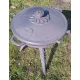  Wook-Kazan kotao od lijevanog željeza na nogama 8.5l Cupola