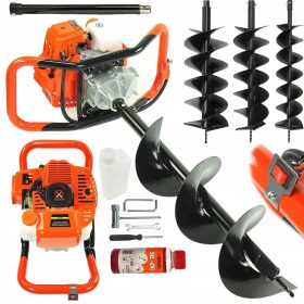    PETROL Auger 1-OS /100,150,200mm/ + Ulje za mješavinu Axenol SIL-OIL 2T 100ml