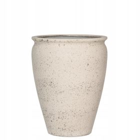    Lončarske posude 53 cm x 53 x 68 cm, bijeli kamen, fiberglas