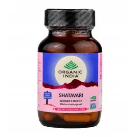 Shatavari Organic India - 60 Kapsula za Žensko Zdravlje