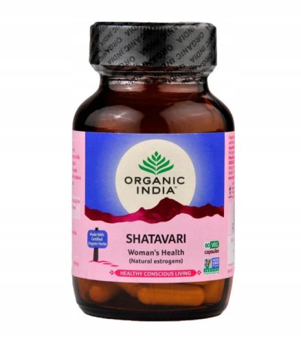 Shatavari Organic India - 60 Kapsula za Žensko Zdravlje