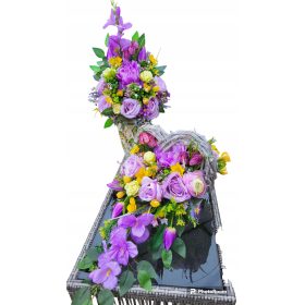   Komplet cvjetnih aranžmana za groblje, buket za sprovode, košarica za sjećanje na voljene