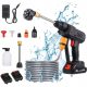 Myjka pod ciśnieniem bezprzewodowa Bedee 30 barów 300 W 24V + 2 baterie