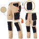 Radne hlače s odvojivim kratkim hlačama Zeus Khaki Rip Stop Cargo Pants 46