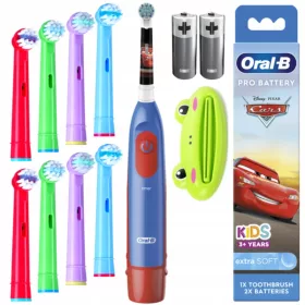    Oral-B Kids 3+ set električne četkice za zube za automobile