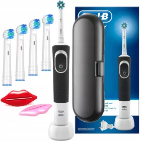    Oral-B D100 Vitality Cross Action električna četkica za zube crna + 3 ostala proizvoda