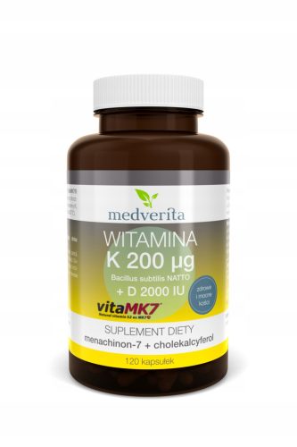 Medverita K2 + D3 - Suplement diety s vitaminama K i D