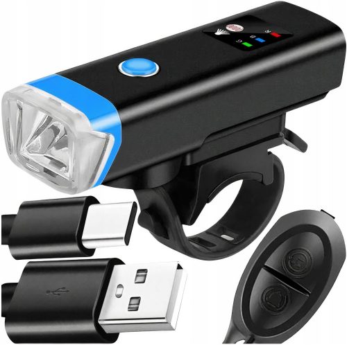  Prednje biciklističko svjetlo za upravljač USB reflektorsko LED prednje svjetlo