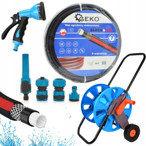  Geko Black&Red G73696 vrtno crijevo 3/4" 30m + 3 ostala proizvoda