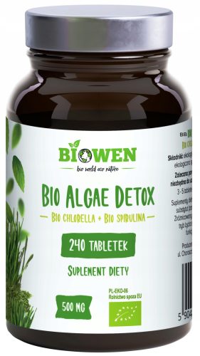 BIO Algae Detox - BIO spirulina i chlorella u tabletama, 240 komada