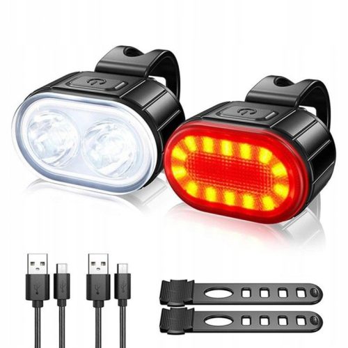  Megaauctions rasvjeta za bicikle Lampe za rasvjetu za bicikle, upravljač USB svijetla 800 lm baterija