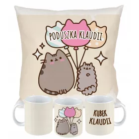 LUKSIK CAT JASTUK ŠALICA SET + POKLON IMENA Hello Kitty