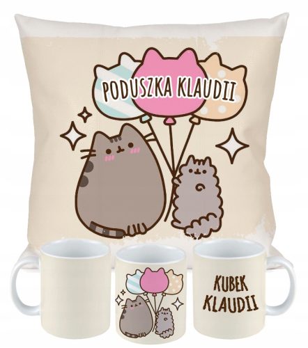 LUKSIK CAT JASTUK ŠALICA SET + POKLON IMENA Hello Kitty