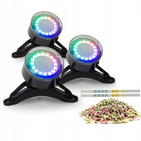   Aquael WaterLight Trio Colour - 3 energooszčedne LED svjetiljke za ribnjak + gratis