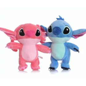   ZESTAW 2x STICH+ ANĐEO CUDDLE PLIŠANA IGRAČKA BEDDI FIGURA MEDVJEDA 25cm