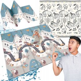    Sklopiva edukativna pjenasta prostirka 180x200 tepih + ZAŠTITNI PAKET _ 2 GODINE JAMSTVA