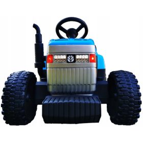    NEW HOLLAND ELEKTRIČNI TRAKTOR AUTO AKUMULATOR LED SVJETLA PRIKOLICA DALJINSKI