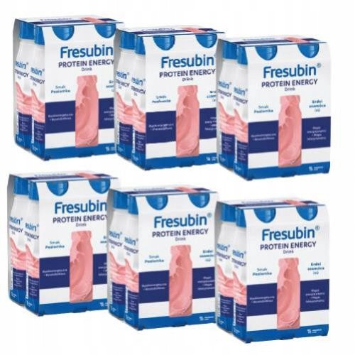 Fresubin Protein Energy Drink s okusom jagode, kompletna dijeta za pacijente u riziku od nedostatka hranjivih tvari. Obogatite svoje tijelo s ovim napitkom koji pruža sve potrebne nutrijente na jednos