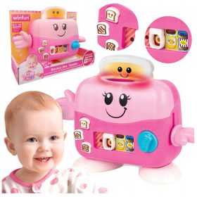 Veseli toster za djecu Pink 00753G Smily Play