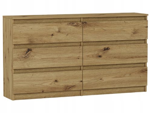  Mobene Moderna komoda 140 x 30 x 77 cm mat artisan hrast