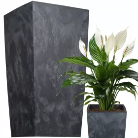    Prosperplast Urbi Square Concrete Effect saksija za cvijeće 32,5 x 61 cm antracit