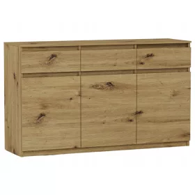  Mobene Moderna komoda 120 x 40 x 98 cm mat artisan hrast