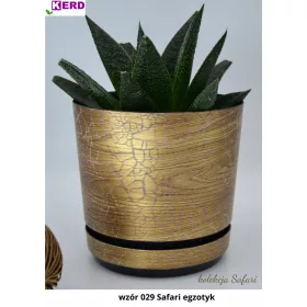    Kerd saksija 31 cm x 32,5 x 31 cm promjer 32,5 cm plastična crna, prirodna, nijanse smeđe i bež, nijanse narančaste, nijanse žute i zlatne, višebojna