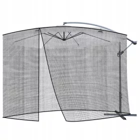    Mreža protiv komaraca za vrtni suncobran Repest, crna, 350 x 260 cm
