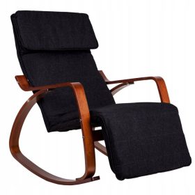 Rocking Chair ModernHome, Black