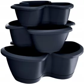    Set Prosperplast saksija 47 x 47 x 40,5 cm crna + CGROT Sports Guide IDEALNO ZA UČENJE KUPOVINE