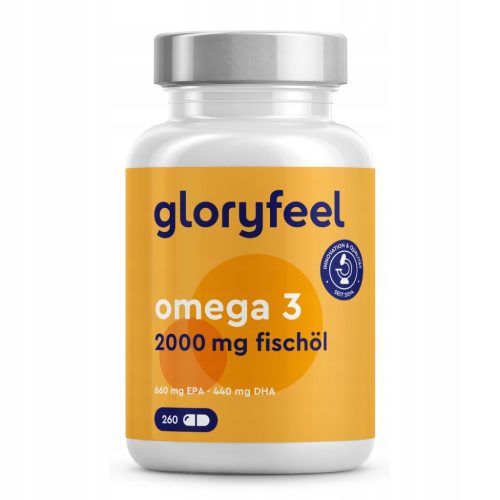 Omega 3 kapsule visoke doze za podršku zdravlju srca i mozga - pakiranje od 260 kapsula