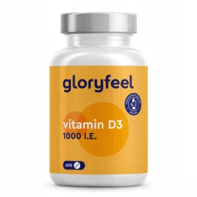 Gloryfeel Vitamin D3 Tablete - 400 Komada, Bez GMO i Laktoze