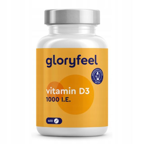 Gloryfeel Vitamin D3 Tablete - 400 Komada, Bez GMO i Laktoze