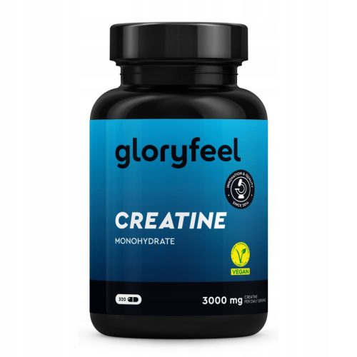 Kreatin Kapsule Gloryfeel - 320 Kapsula za 2 Mjeseca, 100% Veganske