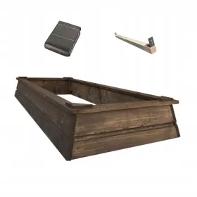  Drveni vrtni sanduk, 300 l, smeđi