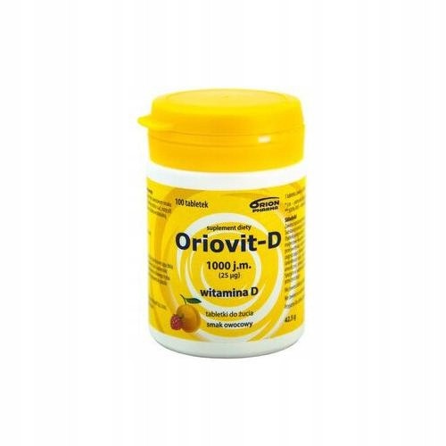 Oriovit D1000 Vitaminske Tablete za Žvakanje 100 kom.