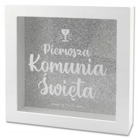   Skarbonka za prvu svetu pričest, srebrni svjetleći poklon suvenir
