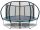 TRAMPOLINA ZA VRT 374CM 12FT S MREŽOM I STEPENICAMA