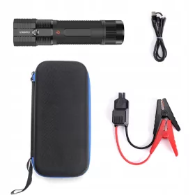   CHOETECH JUMP STARTER Z POWERBANKIEM 8000MAH - CRNA LED Svjetiljka