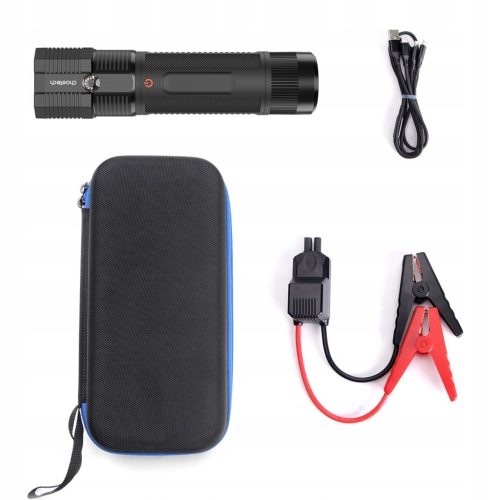 CHOETECH JUMP STARTER Z POWERBANKIEM 8000MAH - CRNA LED Svjetiljka