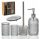 Set kupaonske galanterije Hamster 5 elemenata, natural, proziran