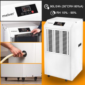    Industrijski odvlaživač zraka 90L/24h Apsorpcija vlage 1600 W MELVER