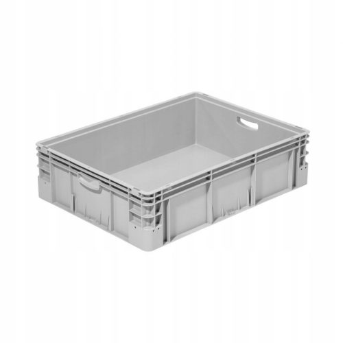 Plastični spremnik za skladištenje 800x600x220 srebrni