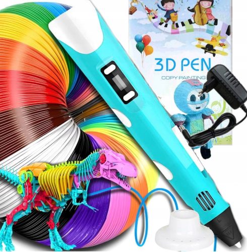 KUMIČKA 3D OLOVKA DRUKARA + KARTRIDŽI 110 METARA + ŠABLONI XXL set