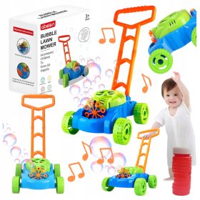   Bubamara dječja kosilica za mjehuriće sapuna Sound Pusher Veliki Set + Tekućina