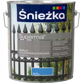 Supermal Emajl Chlorokaucuk svijetloplava RAL 5012 10L