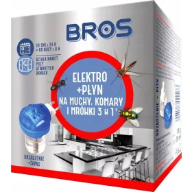    Tekućina protiv komaraca, mrava, muha Bros 0,25 kg 30 ml + FOLIJA Jednokratne rukavice MASTER HDPE 2 kom/par
