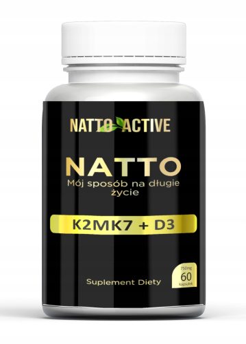 Kapsule Natto Active s Vitaminom D3 2000 i Vitaminom K2 MK7