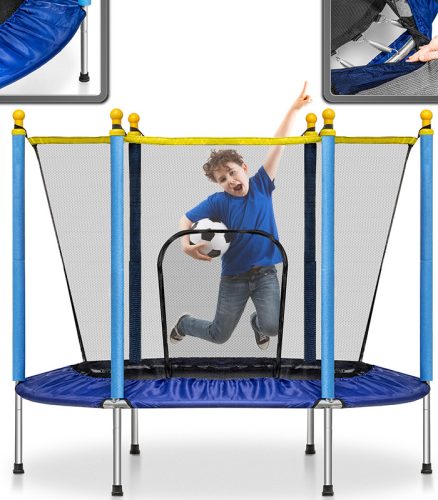 Trampolina s mrežom visine 140 cm sa promjerom od 122 cm